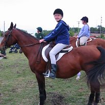 Caitlin on horse