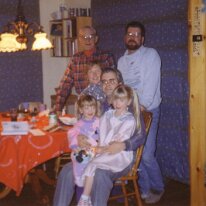 Dad Mark me Becky Caitlin Meaghan cottage