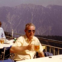 Dad beer mountains