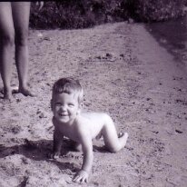 Me on the beach baby