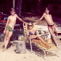Me, Mum and Mark cottage