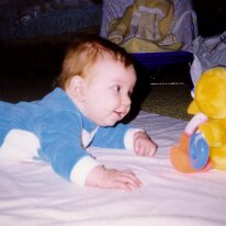 Newborn Zoe floor big bird