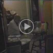 Mickey feeds Jessica